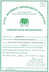 long life welfare org certificate